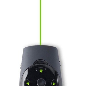 Kensington Presenter Expert Mouse/Presentation Pointer - Laser - Wireless - Radio Frequency - Black - USB