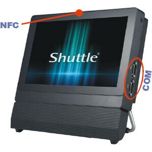 All-in-One-PC Shuttle XPC P2000PA - Intel Celeron 3865U 1,80 GHz Prozessor - 4 GB RAM DDR4 SDRAM - 120 GB SSD - 29,5 cm (1