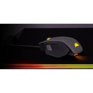 Corsair M65 RGB ELITE Tunable FPS Gaming Mouse - White - Optical - Cable - White - 18000 dpi - 8 Programmable Button(s) - 