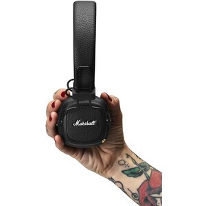 Marshall Major III Com fios/sem fios Headset, Na orelha Estéreo Fone de ouvido - Preto - Binaural - Circum-auditivo - 1000