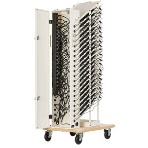 Tripp Lite by Eaton 16-Device AC Charging Tower for Chromebooks - Open Frame, White - Wired - Chromebook, iPad, Tablet PC,