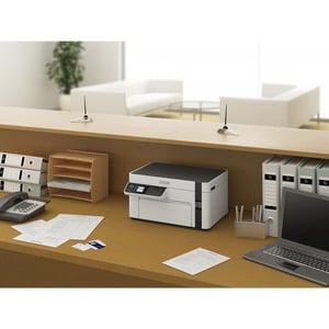 Epson ET-M2120 Wireless EcoTank Inkjet Multifunction Printer - Monochrome - Copier/Printer/Scanner - 32 ppm Mono Print - 1