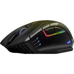Corsair DARK CORE RGB Gaming Mouse - Optical - Cable/Wireless - Bluetooth - Black - 1 - USB 2.0 Type A - 18000 dpi - Scrol