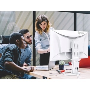 EIZO FlexScan EV2760-WT 27" Class WQHD LCD Monitor - 16:9 - White - 68.6 cm (27") Viewable - In-plane Switching (IPS) Tech