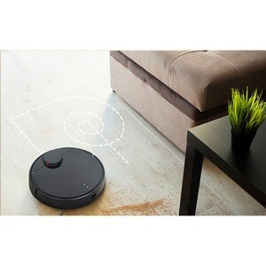 MI Vacuum-Mop P STYJ02YM Robot Vacuum/Mop - Black - 550 mL Dust Capacity - 200 mL Water Tank Capacity - Turbo Brush - Marb