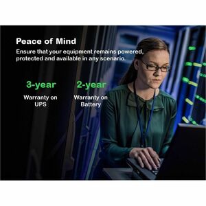 APC Smart-UPS X, Line Interactive, 1500VA, Rack/tower convertible 2U, 120V, 8x 5-15R NEMA, SmartConnect port+NMC, Extended