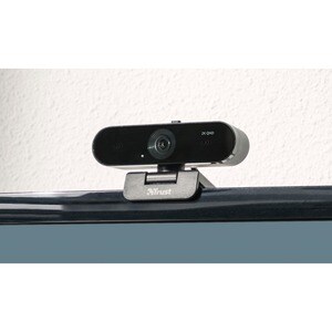 Trust TW-250 Webcam - 30 fps - Black - USB 2.0 - 2560 x 1440 Video - Auto-focus - Microphone - Notebook, Computer, Monitor