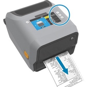 Zebra ZD621R Desktop Thermal Transfer Printer - Monochrome - Label/Receipt Print - Ethernet - USB - USB Host - Serial - RF