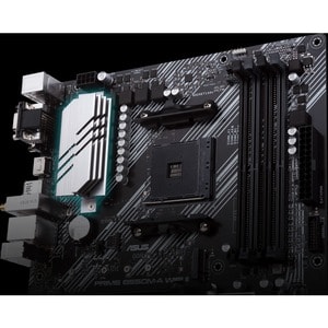 Carte Mère Asus Prime B550M-A WIFI II - AMD B550 Chipset - Socket AM4 - Micro ATX - Ryzen 3, Ryzen 5, Ryzen 7, Ryzen 9, Ry