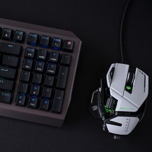 Mad Catz S.T.R.I.K.E. 13 Compact Mechanical Gaming Keyboard - Cable Connectivity - RGB LED Windows Key, Adjustable Backlig