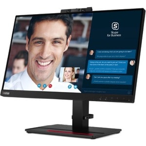 Lenovo ThinkVision T22v-20 22" Class Webcam Full HD LCD Monitor - 16:9 - 54.6 cm (21.5") Viewable - In-plane Switching (IP