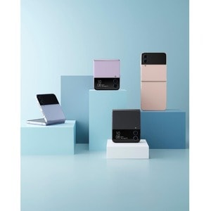 Samsung Galaxy Z Flip4 SM-F721U 256 GB Smartphone - 6.7" Flexible Folding Screen Dynamic AMOLED Full HD Plus 2640 x 1080 -