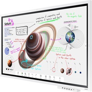 Samsung Flip Pro WM55B 1397 mm 4K UHD LCD Exibição de colaboração - Cortex A72 1,70 GHz - 3,50 GB DDR4 SDRAM - Infravermel