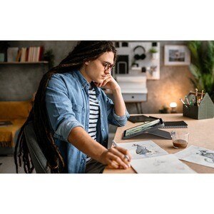 Logitech Combo Touch Keyboard/Cover Case Apple iPad (10th Generation) Tablet - Oxford Gray - Scrape Resistant, Bump Resist