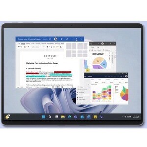 Microsoft Surface Pro 9 Tablet - 33 cm (13") - Intel - 16 GB - 1 TB SSD - Windows 11 Home - Platinum - Core i7 12th Gen De