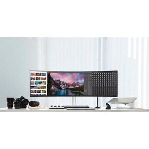 Monitor LCD LG Ultrawide 49WQ95C-W 1244,6 mm (49") Class Dual Quad HD (DQHD) Schermo curvo - 32:9 - 124,5 cm (49") Viewabl