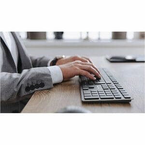 CHERRY KW X ULP Keyboard - Wired/Wireless Connectivity - USB Type A Interface - RGB LED - English (US) - Black - Mechanica