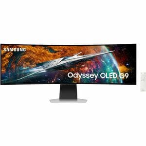 Monitor Smart OLED Gaming Samsung Odyssey G9 S49CG950SL 49" (124.5cm) Class Dual Quad HD (DQHD) Pantalla curva - 32:9 - Pl