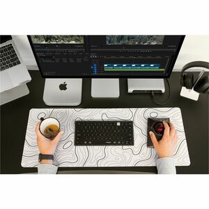 Kensington SlimBlade Trackball - Bluetooth/Radio-Frequenz - USB-Typ C, USB Typ-A - Optisch - 8 Programmable Button(s) - Ka