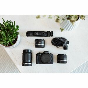 Canon EOS R50 24.2 Megapixel Mirrorless Camera with Lens - 18 mm - 45 mm (Lens 1), 55 mm - 210 mm (Lens 2) - Black - APS-C