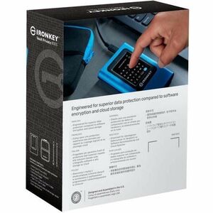 IronKey Vault Privacy 80 7.50 TB Portable Solid State Drive - External  - USB 3.2 (Gen 1) Type C - 256-bit AES-XTS Encrypt