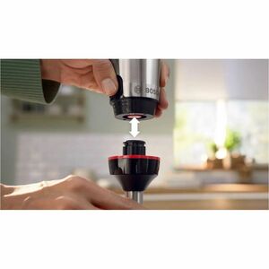 Frullatore a mano Bosch ErgoMaster - Con dorsi plastici, Acciaio inox - 1000 W - 1,40 m - Acciaio inox, Nero