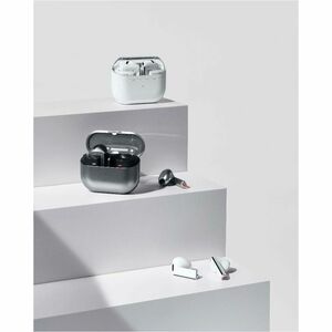 Casque (Oreillette) Samsung Galaxy Buds3 - True Wireless - Design Intra-auriculaire - Stéréo - Couleur Argenté - Bixby - B