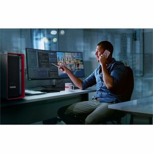 Lenovo ThinkStation P7 30F2S2CP00 Workstation - 1 x Intel Xeon w5-3435X - 32 GB - 1 TB SSD - Tower - Black - Intel W790 Ch