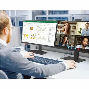 LG 27BA560-B 27" Class Full HD LCD Monitor - 16:9 - Matte Black - TAA Compliant - 68.6 cm (27") Viewable - In-plane Switch