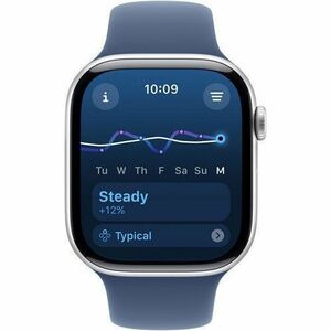 Apple Watch SE Smartwatch - 40 mm Case Height - 34 mm Case Width - Silber Case Color - Denim Band Color - Aluminium Case M