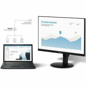 ViewSonic VG2709-2K-MHDU-2 27" Class LED Monitor - 68.6 cm (27") Viewable - LED Backlight - 350 cd/m² - 5 ms - 100 Hz Refr