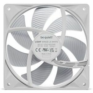 be quiet! LIGHT WINGS LX 120mm PWM 3-Pack White, Ventilator, 12 cm, 1600 RPM, 25,5 dB, 51,5 cfm, 87,5 m³/h