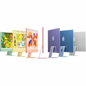 All-in-One-PC Apple iMac MCR24D/A - Apple M4 - 24 GB - 512 GB SSD - 61 cm (24 Zoll) 4.5K - Desktop - Silber - Apple M4 Chi