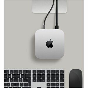 Apple Mac mini MU9E3CH/A 台式计算机 - Apple - 16 GB - 512 GB SSD - Mini PC - 银 - Apple M4 芯片 - Apple 10核 - IEEE 802.11ax - 155 W