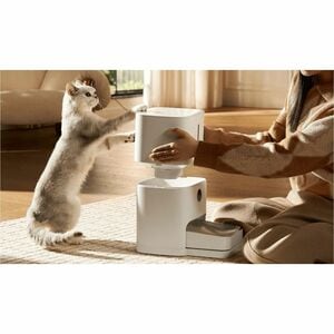 Xiaomi XMWSQ02 Pet Food Feeder - 5 l Volumenkapazität - Automatisch, Non-toxic, Langlebig, Kratzfest, Abnehmbar, Abwaschba