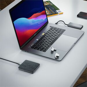 Alogic Fusion CORE USB-Typ C Docking Station - Grau, Schwarz - 1 Unterstützte Displays - 4K - 3840 x 2160 - 4 x USB-Anschl