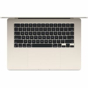 Apple MacBook Air MW1K3ZP/A 38.9 cm (15.3") Notebook - Apple M4 - 16 GB - 512 GB SSD - English (US) Keyboard - Starlight -