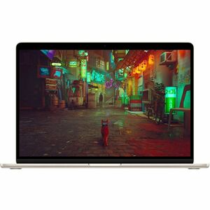 Apple MacBook Air MW1J3ZP/A 38.9 cm (15.3") Notebook - Apple M4 - 16 GB - 256 GB SSD - English (US) Keyboard - Starlight -
