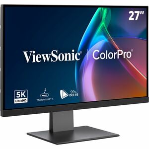 ViewSonic ColorPro VP2788-5K 27 Zoll Klasse 5K LED-Monitor - 16:9 Format - Schwarz - 68,6 cm (27 Zoll) Viewable - IPS-Tech