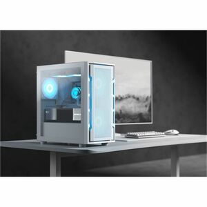 COUGAR Uniface Mini RGB CGR-55C9W-RGB Gabinete para computadora gamer - Mini ITX, Micro ATX Placa base admitida - Minitorr