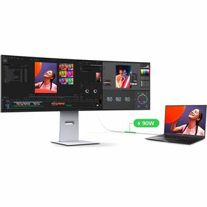 LG 49U950A-W 49" Class WQHD Curved Screen LCD Monitor - 124.5 cm (49") Viewable - In-plane Switching (IPS) Technology - 25