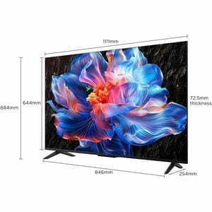 TCL Serie Smart TV 4K Ultra HD 50" 50P69K, Dolby Audio, HDR10+, Google TV. Dimensioni diagonale schermo: 127 cm (50"), Ris
