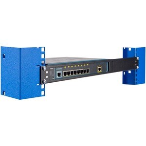 Innovation 1U Rack-mountable Rack Shelf for Switch - 289.56 mm Rack Width x 200.66 mm Rack Depth - Black Powder Coat - TAA