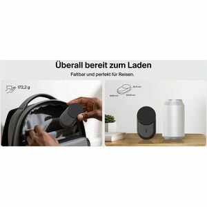 Belkin UltraCharge Induktionsladegerät - Schwarz - für Qi2-fähiges Gerät, iPhone, AirPod, Smartwatch, Smartphone - Eingang