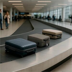 Spigen Luggage Tag - Strap Fastener - Nylon, Faux Leather, Silicone - Black - 1 / Pack