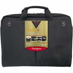 Targus Classic+ CN515 便携包 用于 30.7 cm (12.1") 到 39.6 cm (15.6") Apple iPad 笔记本电脑, 附件, 平板 - 黑 - 氯丁橡胶, 人造皮革 Body - 肩带, 手柄 - 3