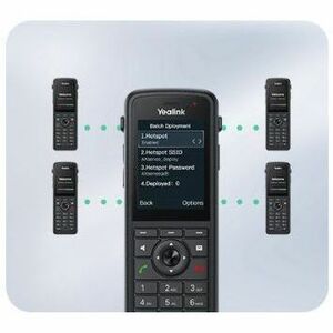 AX86R Ruggedized WiFi Phone. 2.4in 240x320 TFT color screen. IP67-rated waterproof and dust-proof drop-proof up to 1.8 met