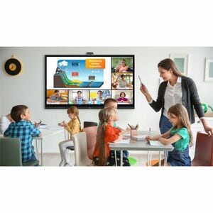 Optoma Creative Touch 3863RK 2184.40 mm 4K UHD LCD Collaboration Display - Cortex A72 + A53 - 8 GB - Infrared (IrDA) - Tou