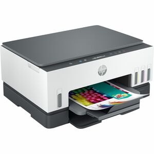 HP 6005 Wired & Wireless Smart Tank Inkjet Multifunction Printer - Colour - Copier/Printer/Scanner - 12 ppm Mono/7 ppm Col