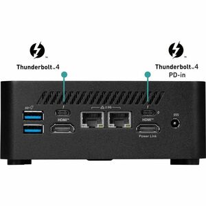 MSI Cubi NUC 1M CUBI NUC 1M-005BNZ Barebone System - Mini PC - Intel Core 5 120U 1.40 GHz Deca-core (10 Core) - Intel Chip